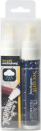 Picture of WATERPROOF CHALK MARKERS, LARGE NIB, WHITE 2PK